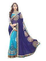 Panchratna Women's Faux Georgette Saree