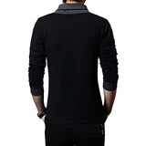 Seven Rocks Men's V-Neck Cotton Tshirt "V-Neck Tshirt"(Large)