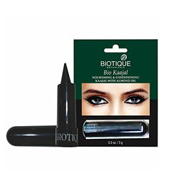 Biotique Bio Kajal Nourishing and Conditioning Eye Kaajal with Almond Oil, 3gm