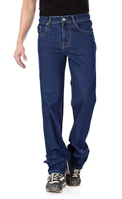 Dragaon Men's Cotton Stretchable Relax Fit Jeans (d-813-34_34_Blue)