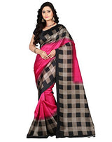 e-VASTRAM Womens Art Mysore Printed Silk(NS6C_Pink)