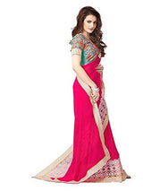 Sarees for women latest design sarees in georgette material latest saree with designer free size blouse piece,lattest arrival sarees for party wear,wedding saree,casual saree,presented by panchratna