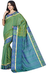 Mysore silk saree Kanchipuram silk saree (PMB002 PARROT GREEN)