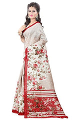 Glory Saree Women's Bhagalpuri Cotton Saree(VNART21_beige)