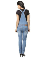 Ursense Women Dungaree (ZIPL8011_Medium Blue_30)