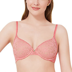 Amante Padded Wired Lace Bra (BCFR31_WILD ORCHID_32B)