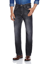 Lee Men's Cotton Sarouel Jeans (LEJN2178E_Sprayed Black_34W x 34L)