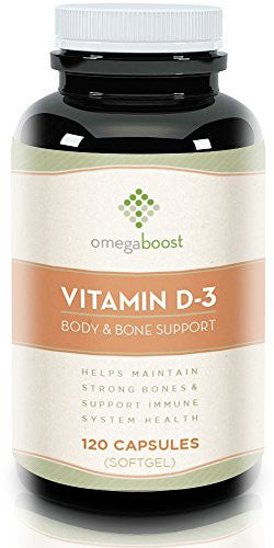 Omegaboost Vitamin D3 (120 Capsules) - 5000 iu