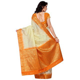 Varkala Silk Sarees Women's Art Silk Kanchipuram Saree (ND1006OR_Orange)