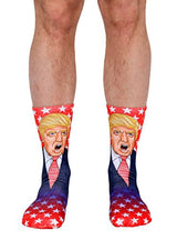 President Donald Trump Crew Socks, Make America Great Again, Multicolor, One Size, One Pair