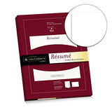 Southworth Exceptional Resume Folders/Envelopes Packet, White (RF#2)