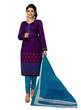 Angelfab Women's Cotton Dress Material (PRE420_Multi-Coloured)