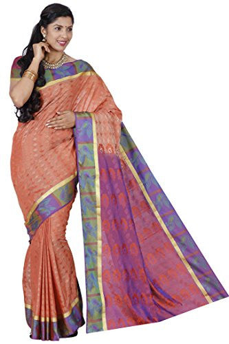 Mysore silk saree Kanchipuram silk saree (PMB001-LIGHT BISCUIT)