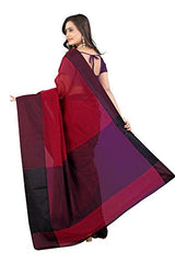 Mimosa Women Cotton Kanjivaram Saree (Ap-7000-Marunblk _Maroon _Free Size)