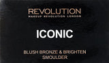 Makeup Revolution Iconic Blush, Bronze and Brighten Smoulder, 11g