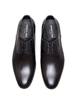 Kenneth Cole New York Men's Mix-Er Grey Leather Dress Oxford 9 M US