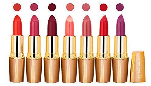 Rythmx 7-Pieces Beauty Makeup Lip color Creamy Matte Lipstick Exclusive Combo