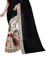 Trendz Bhagalpuri Cotton Silk Saree(TZ_Yamuna_Black)