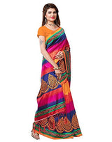 e-VASTRAM Women's Mysore Art Silk Saree with Blouse Piece(NSTASSELMULTI_Multi)