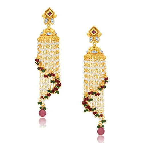 Sukkhi Alluring Gold Plated Jhumki Earring For Women