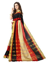 Glory Sarees Women's multi color saree jari101