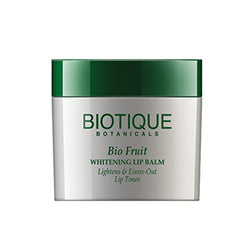 Biotique Bio Fruit Whitening Lip Balm Lightens & Evens-Out Lip Tones, 12G