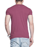 Tripr Men's V-Neck Tshirt Maroon