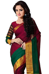 Trendz Women Cotton Silk Saree(TZ_VV_Multi)
