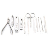 Foolzy White 12 in 1 Manicure Pedicure Set kit (MS-JMD-74)