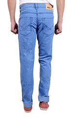 Studio Nexx Men's Denim Regular Fit Jeans (Light Blue, Size - 38)