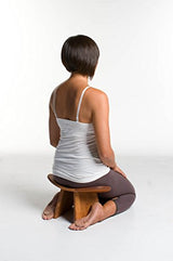 IKUKO Wooden Meditation Bench (Natural Wood) 18cm