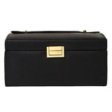 Clearance Sale - Travel Friendly Jewellery Box cum Organizer - Black (JB-001184-BK)