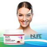 INLIFE Saffron Fairness Cream, Paraben Free - 100 g