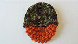 Bearded Baby hat - Funny Children's Hat - Toddler Winter Hat Baby Photo Prop FREE SHIPPING IN US