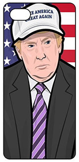 Donald Trump iPhone 6 Case, Soft TPU Rubber Silicone Phone Case Cover for iPhone 6/ iPhone 6S 4.7 Inch Black Impact Shockproof Resistant