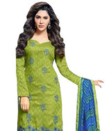 Manvaa Women's Chanderi Jequard Salwar Suit Dress Material with dupatta