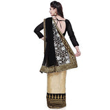 Janasya Women's Georgette Saree ( Jne0624_Black_Freesize )