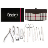 Foolzy White 12 in 1 Manicure Pedicure Set kit (MS-JMD-74)