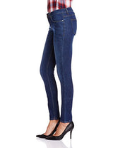 Allen Solly Women's Skinny Jeans (AWDN316C06105_Medium Blue Solid_28)
