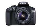 Canon EOS 1300D DSLR Camera with EF-S18-55 IS II F3.5-5.6 Lens - Black