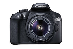 Canon EOS 1300D DSLR Camera with EF-S18-55 IS II F3.5-5.6 Lens - Black