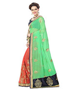 Panchratna Women's Faux Georgette Saree
