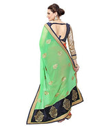 Panchratna Women's Faux Georgette Saree