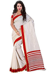 Trendz Tussar Cotton Silk Saree(TZ_Indira_Red)