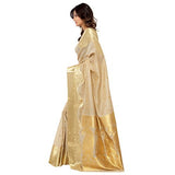 Varkala Silk Sarees Women's Khadi Silk Saree(MC1001CM_Cream)
