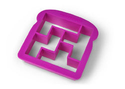 Bites and Pieces Sandwich Crust Cutter Tetris Style