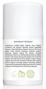 Amara Organics Vitamin C Cream for Face with Coconut Oil, Cocoa Butter & Jojoba Oil, 1.7 fl. oz.