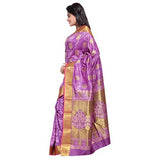 Varkala Silk Sarees Women's Art Silk Kanchipuram Saree(JB9101LV_Lavender)