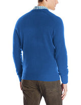 Original Penguin Men's P55 Lambswool V-Neck Sweater, Classic Blue, XX - Large