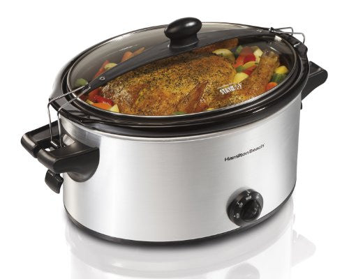 Hamilton Beach 33262A Stay or Go Slow Cooker, 6-Quart